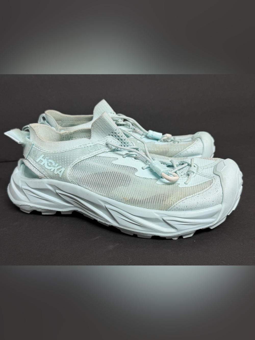 HOKA Hopara 2 Women's 8B Glimmering Blue Athletic Hiking Shoes Size 8B